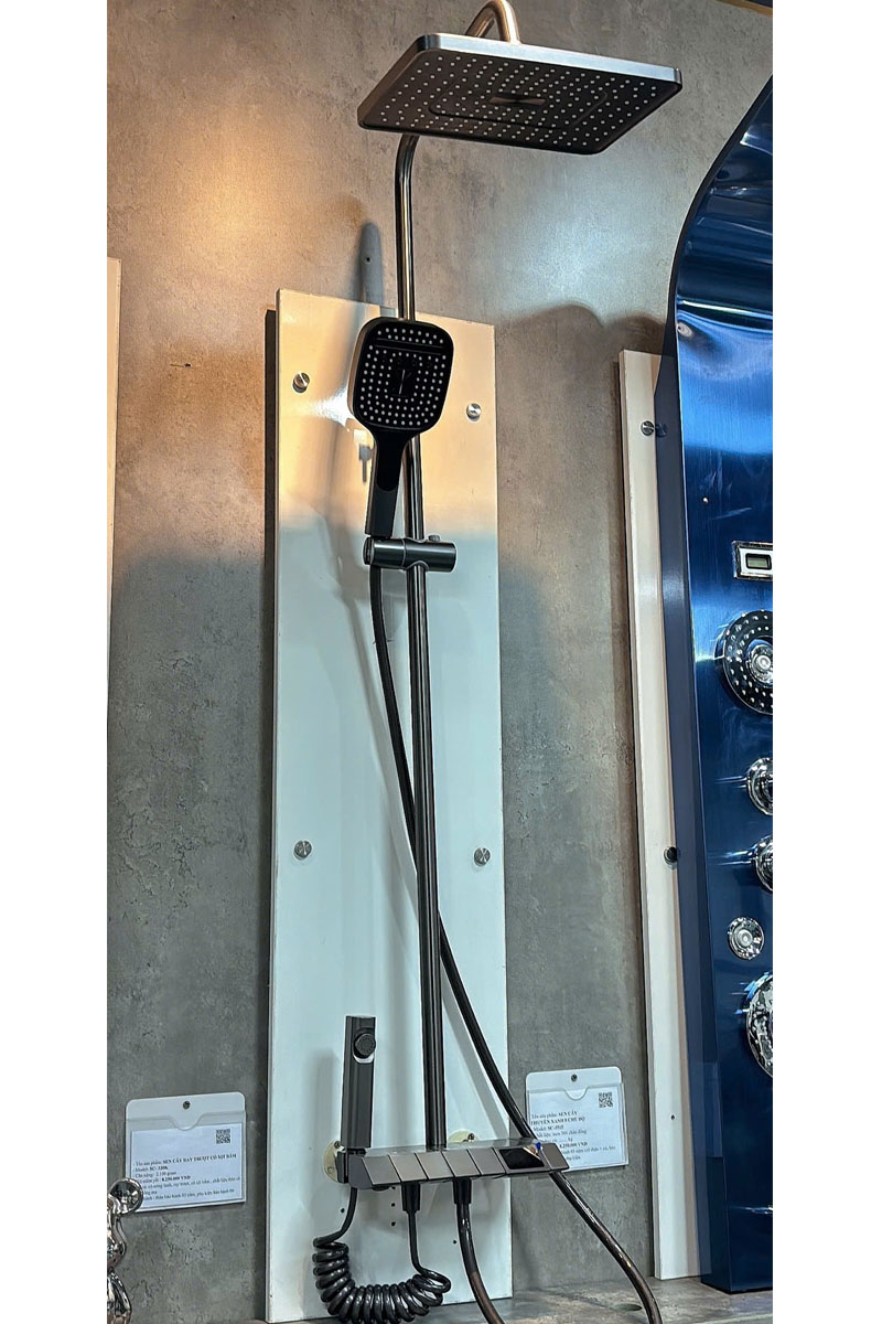 Sen cây đồng mạ titan cao cấp thuộc Combo Nhà Tắm 86