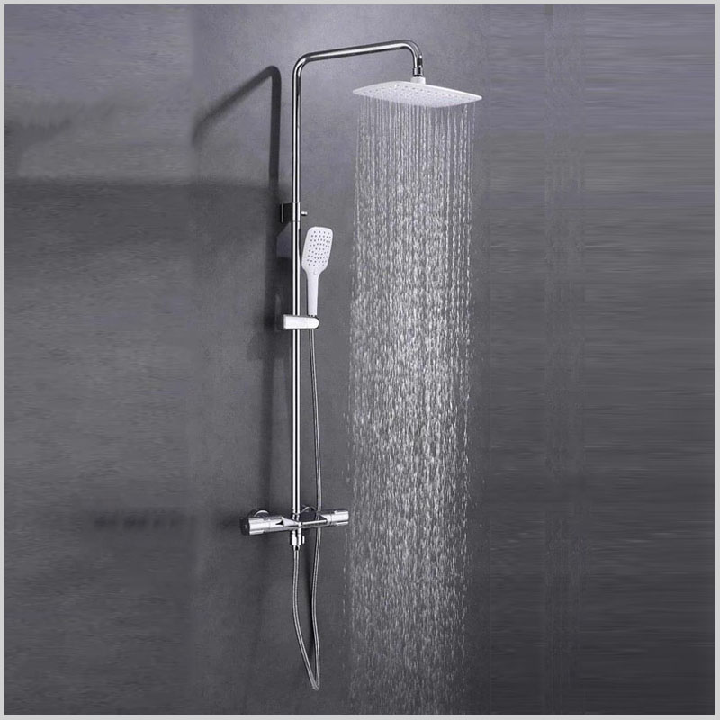 Sen Tắm Cây Đồng Mạ Crom Cao Cấp – Áp Lực Mạnh, 2 Chế Độ Sen