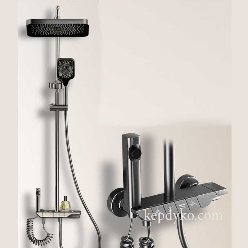 Sen tắm cây màu xám – Chất liệu nhôm mạ tĩnh điện cao cấp