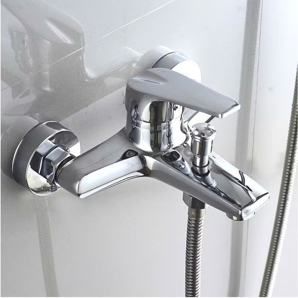 Sen tắm nóng lạnh chất liệu đồng mạ Crom sáng bóng chống gỉ sét tuyệt đối