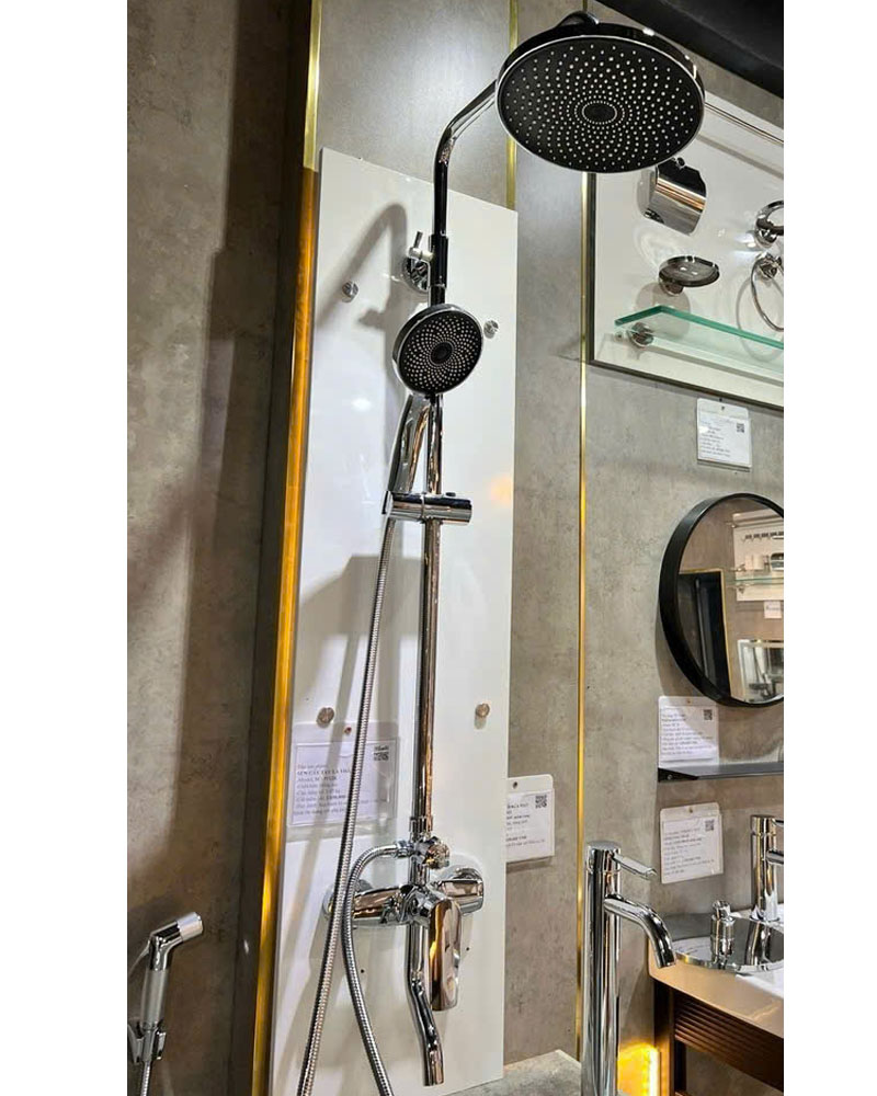 Sen tắm đồng mạ Crom cao cấp tia nước mạnh và bền