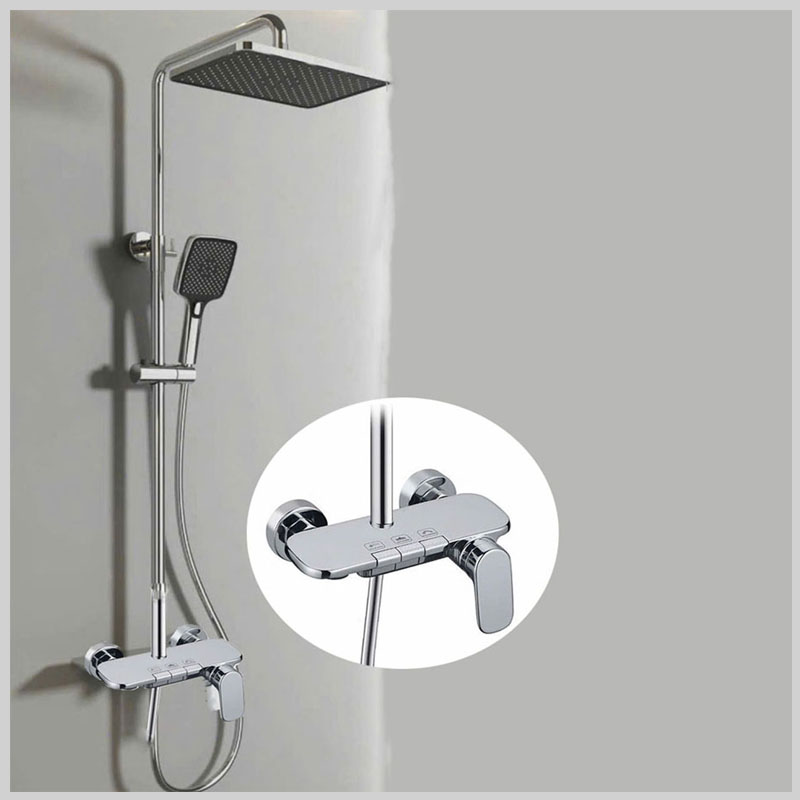 Sen tắm Ruhgerlux 3003 bằng đồng mạ Crom – sang trọng, bền đẹp