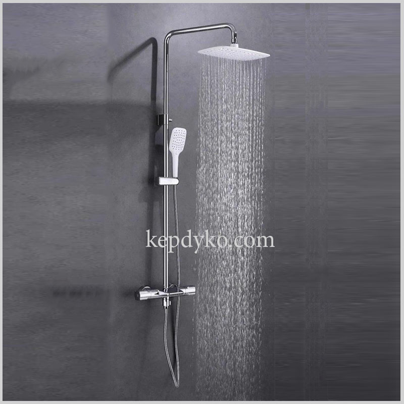 Sen tắm đứng công nghệ Hàn Quốc – Đồng mạ bền, áp lực nước mạnh