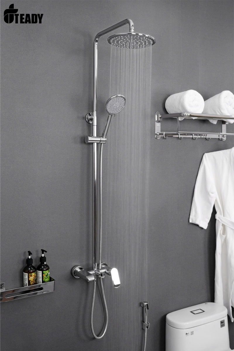 Sen Tắm Đứng TD219 Đồng Mạ Crom Cao Cấp