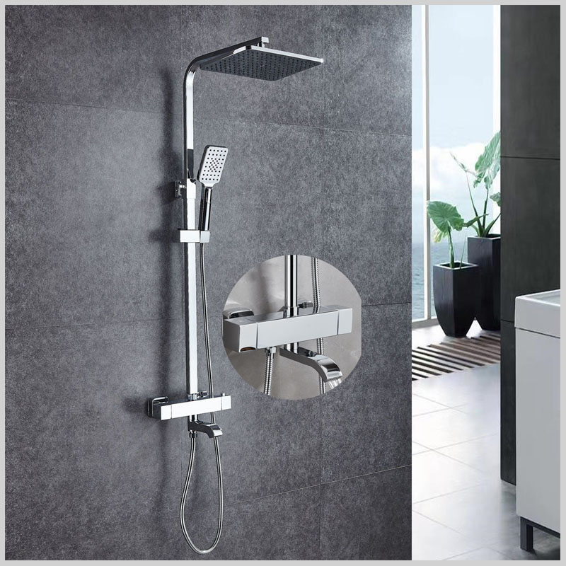 Sen tắm SC111 điều chỉnh nhiệt độ an toàn, chất liệu đồng chống gỉ sét