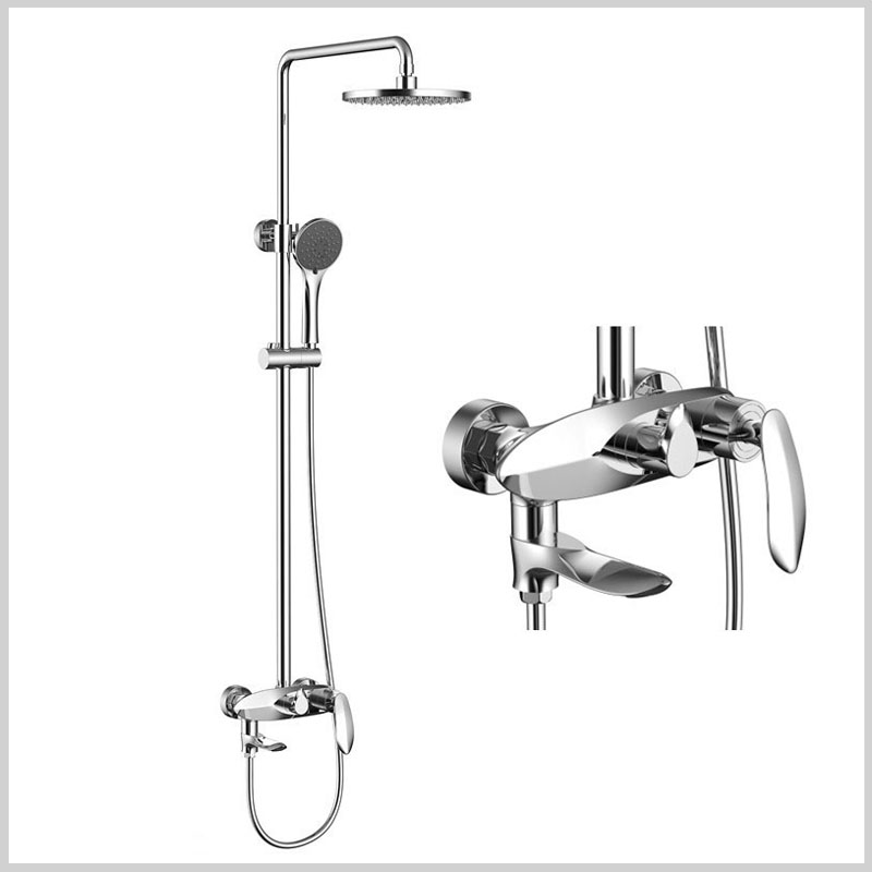 Sen tắm tay lá đồng mạ chrome – áp lực mạnh, dễ điều chỉnh