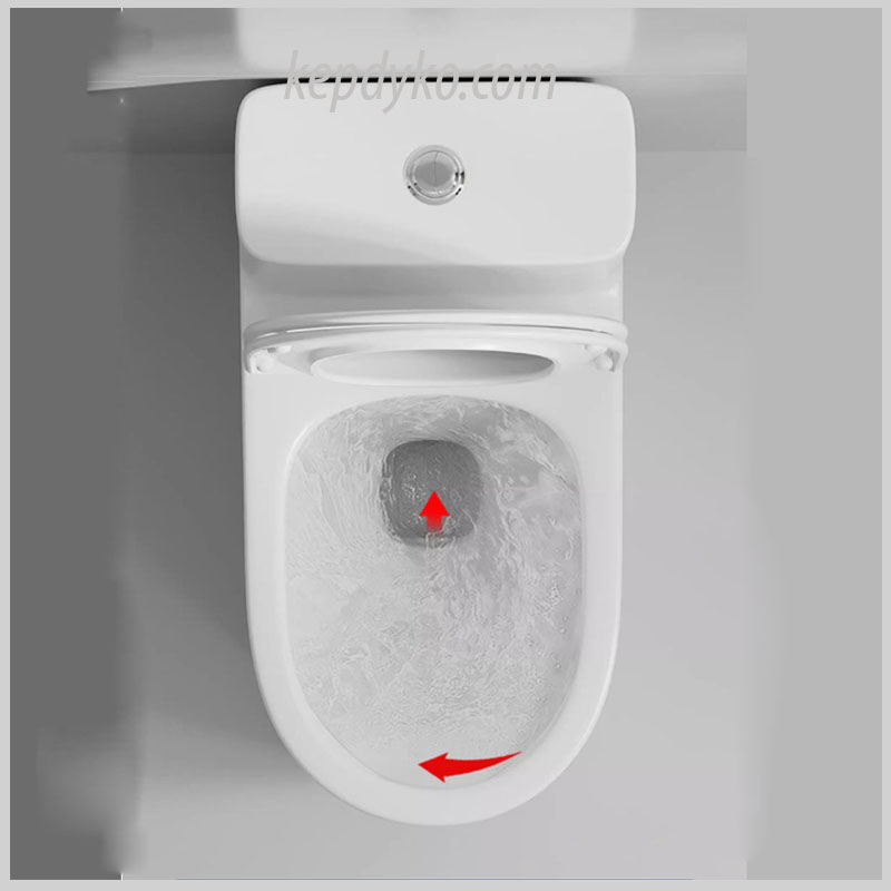 Công nghệ xả xoáy mạnh, sạch chỉ trong 1.5 giây của TEADY LK156