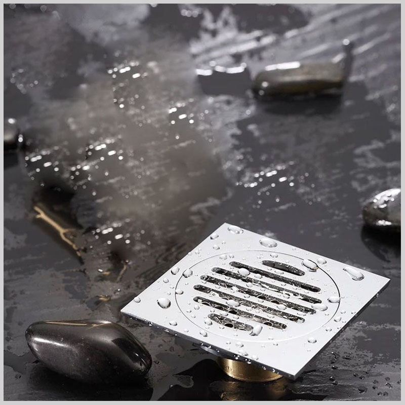 Thoát sàn đồng cao cấp TD02 chống hôi, ngăn côn trùng