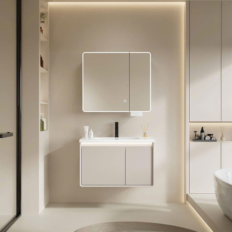 Chậu rửa mặt kèm tủ inox cao cấp chống ẩm KBS282