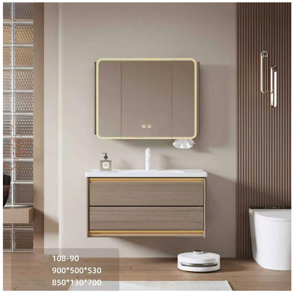 Mẫu tủ chậu Lavabo Inox 304 chống gỉ sét và chịu lực tốt cho nhà tắm hiện đại