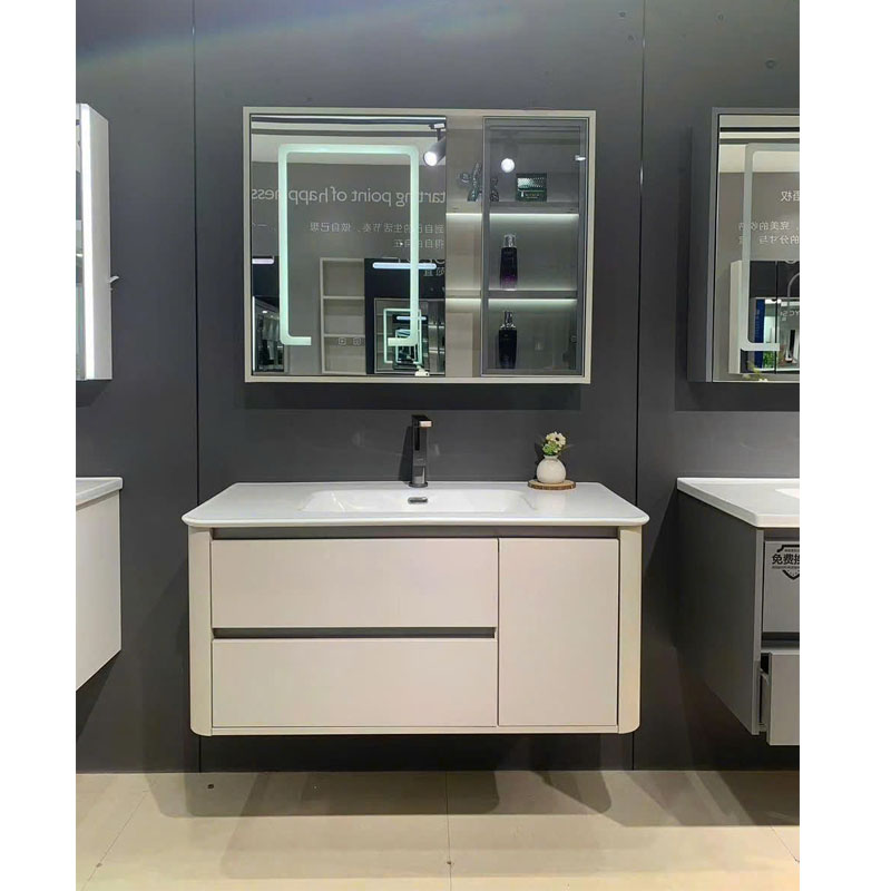 Tủ gương lavabo 701 tích hợp đèn LED và sấy chống mờ tiện lợi