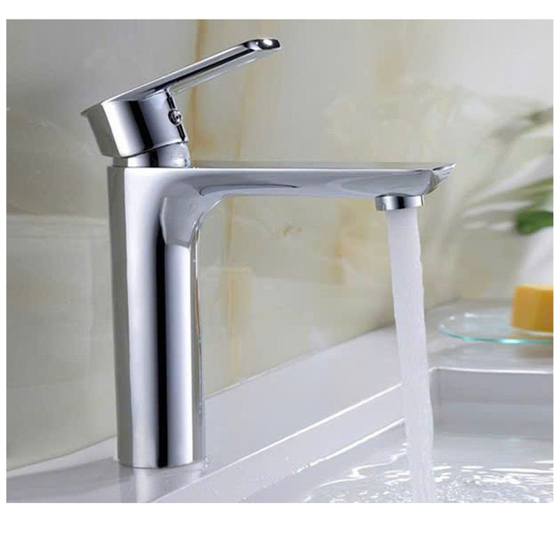Vòi lavabo rửa mặt inox chống gỉ sét, bền bỉ