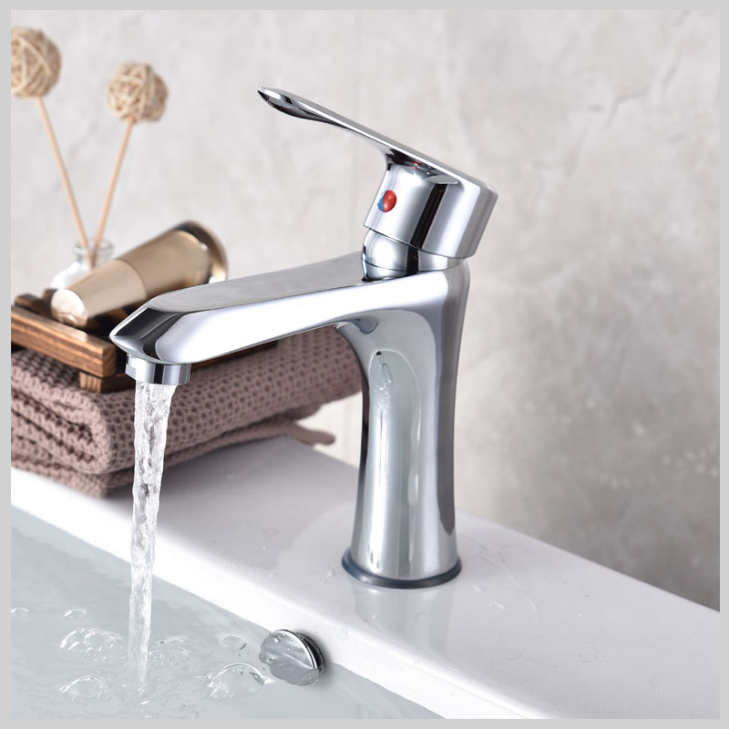 Vòi lavabo nóng lạnh CB13V bằng đồng thau không chì, bền bỉ, an toàn