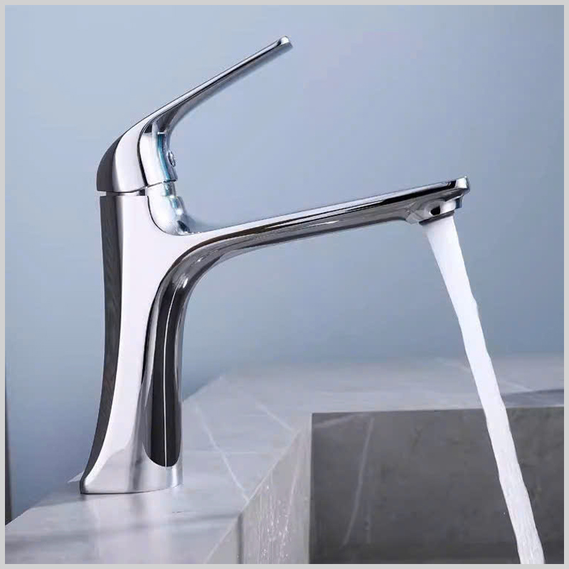 Vòi lavabo RGL5001 mạ Crom 3 lớp, chất liệu đồng thau bền đẹp