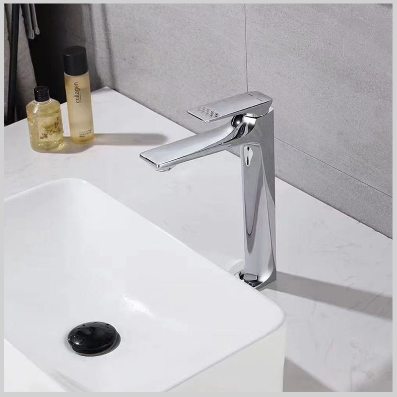 Vòi lavabo Ruhgerlux 6001 bằng đồng mạ Crom cao cấp