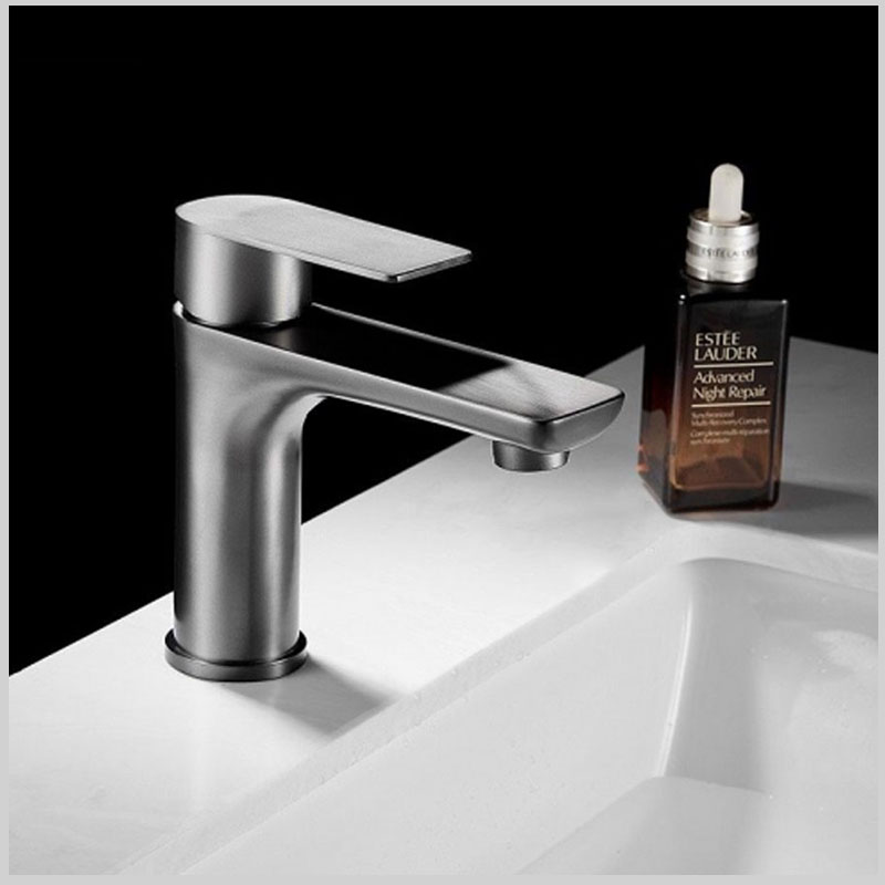 Vòi lavabo màu xám inox 304 – Combo SKL36