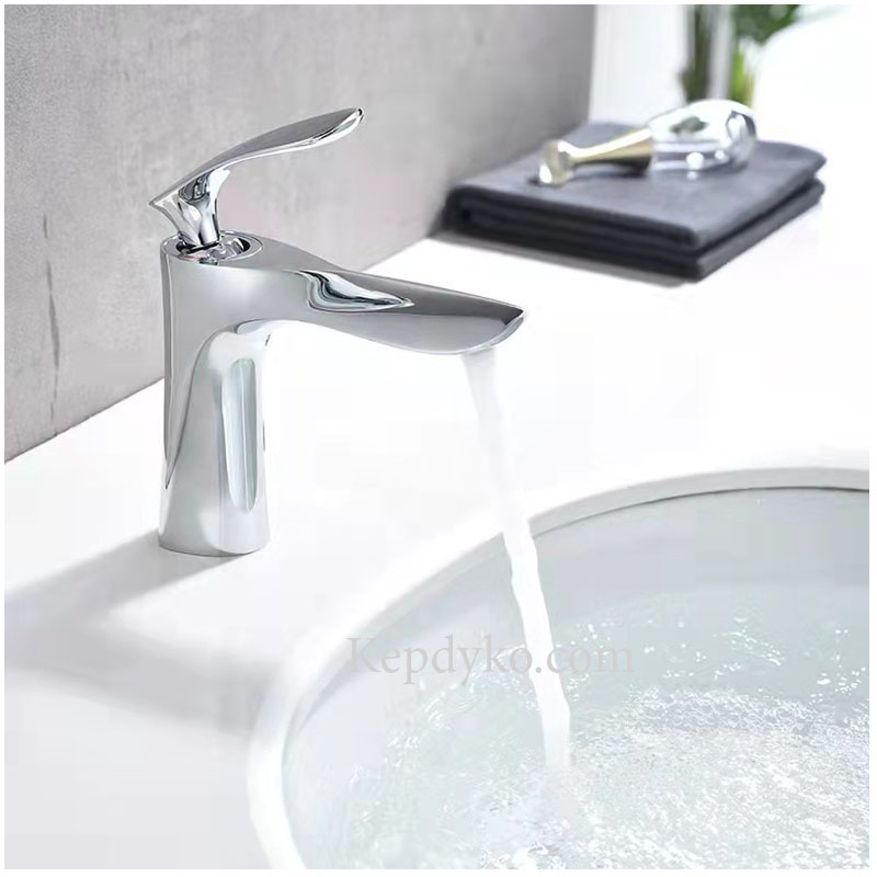 Vòi lavabo RGL5001 Lux mạ Chrome cao cấp – combo KBS29