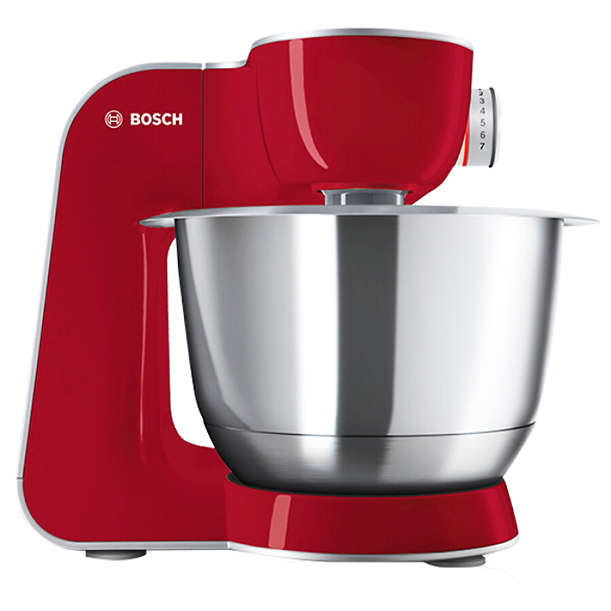 Máy Trộn Bột Đa Năng Bosch MUM58720 - Màu đỏ kim cương