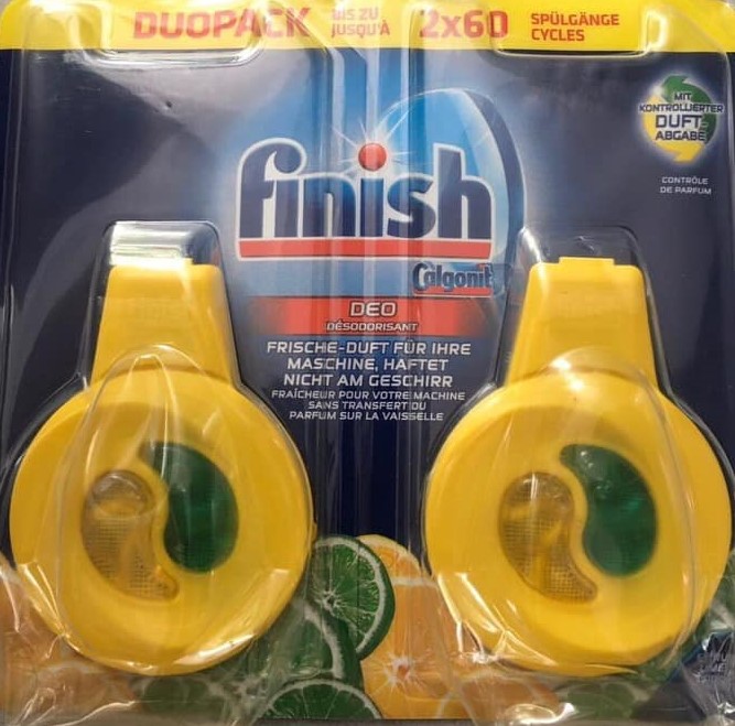 Viên tinh dầu khử mùi máy rửa bát Finish hương chanh