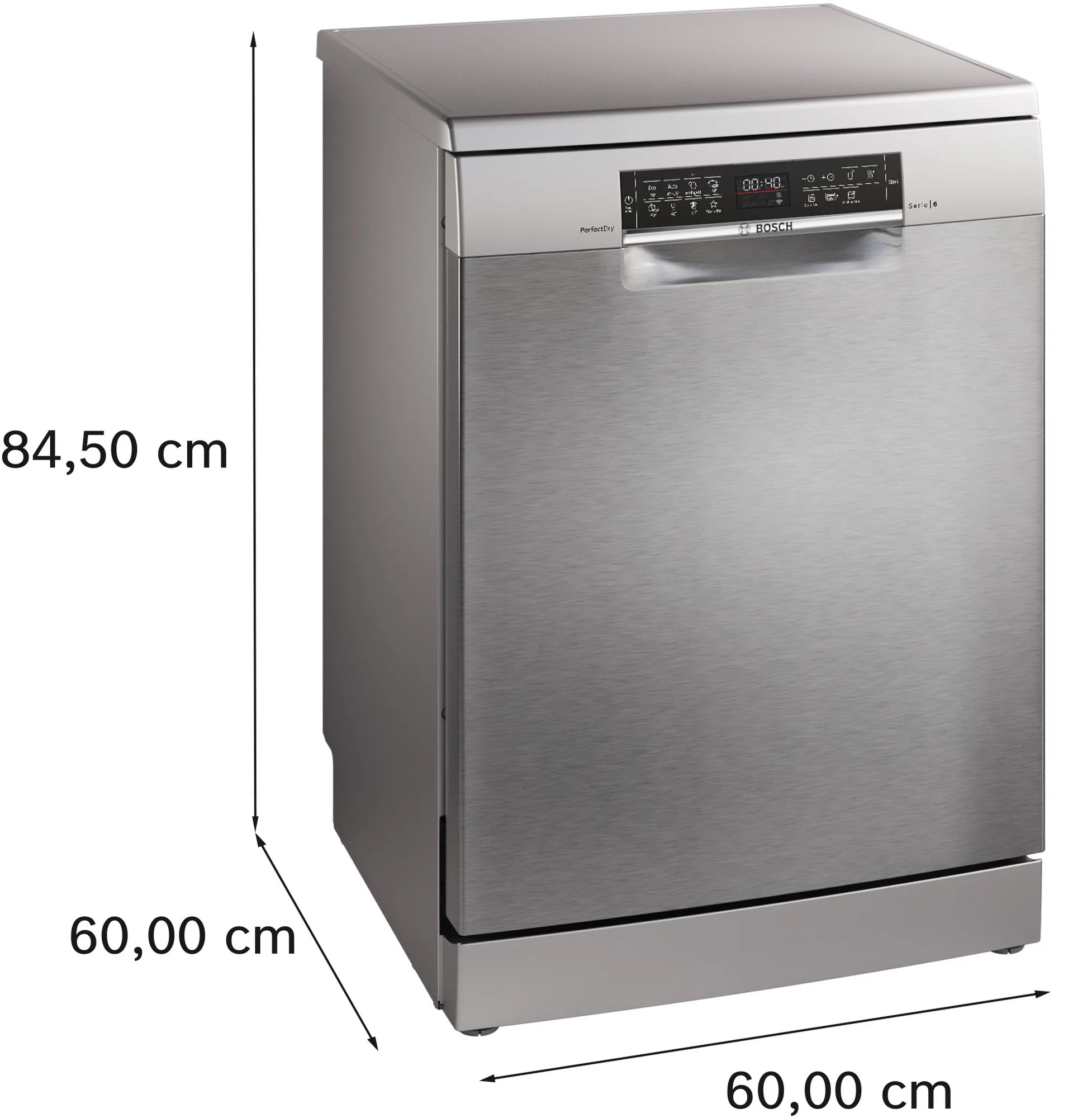 Máy rửa bát độc lập Bosch SMS6ZCI06E Serie 6, Dung tích 14 bộ