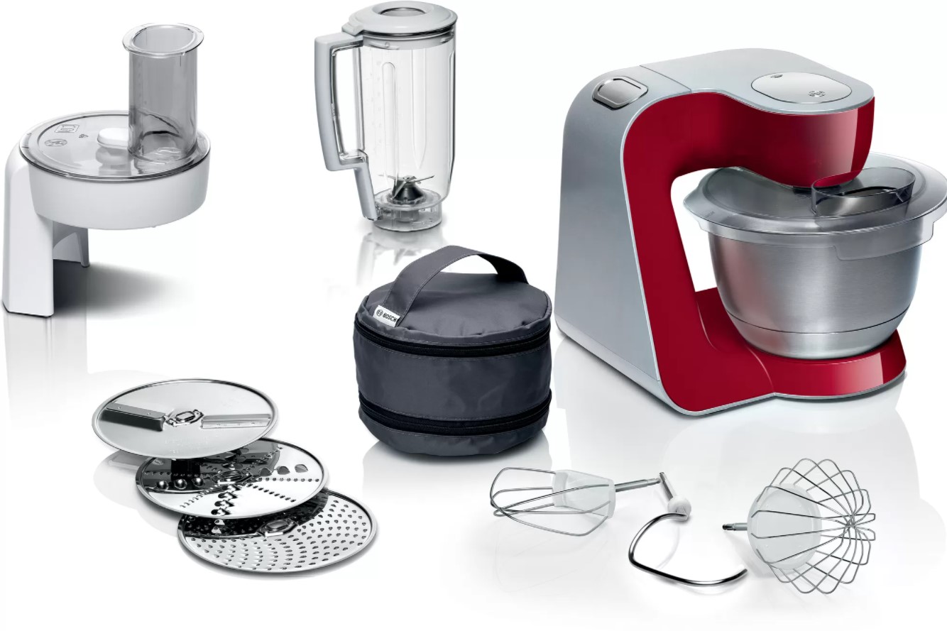 Máy Trộn Bột Đa Năng Bosch MUM58720 - Màu đỏ kim cương