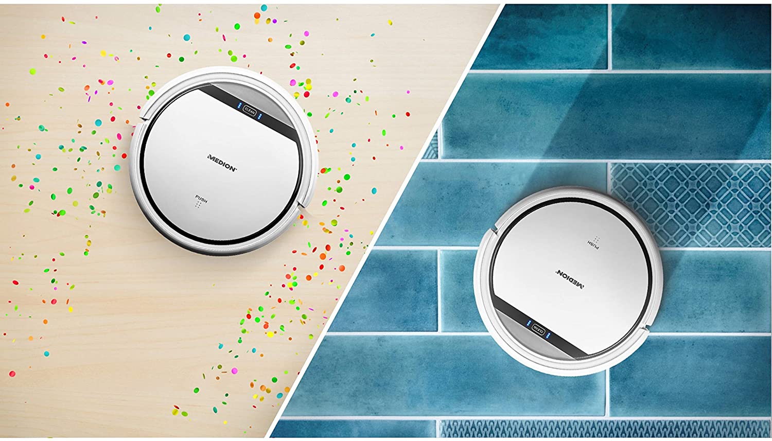 Robot hút bụi + lau nhà MEDION® MD 19510