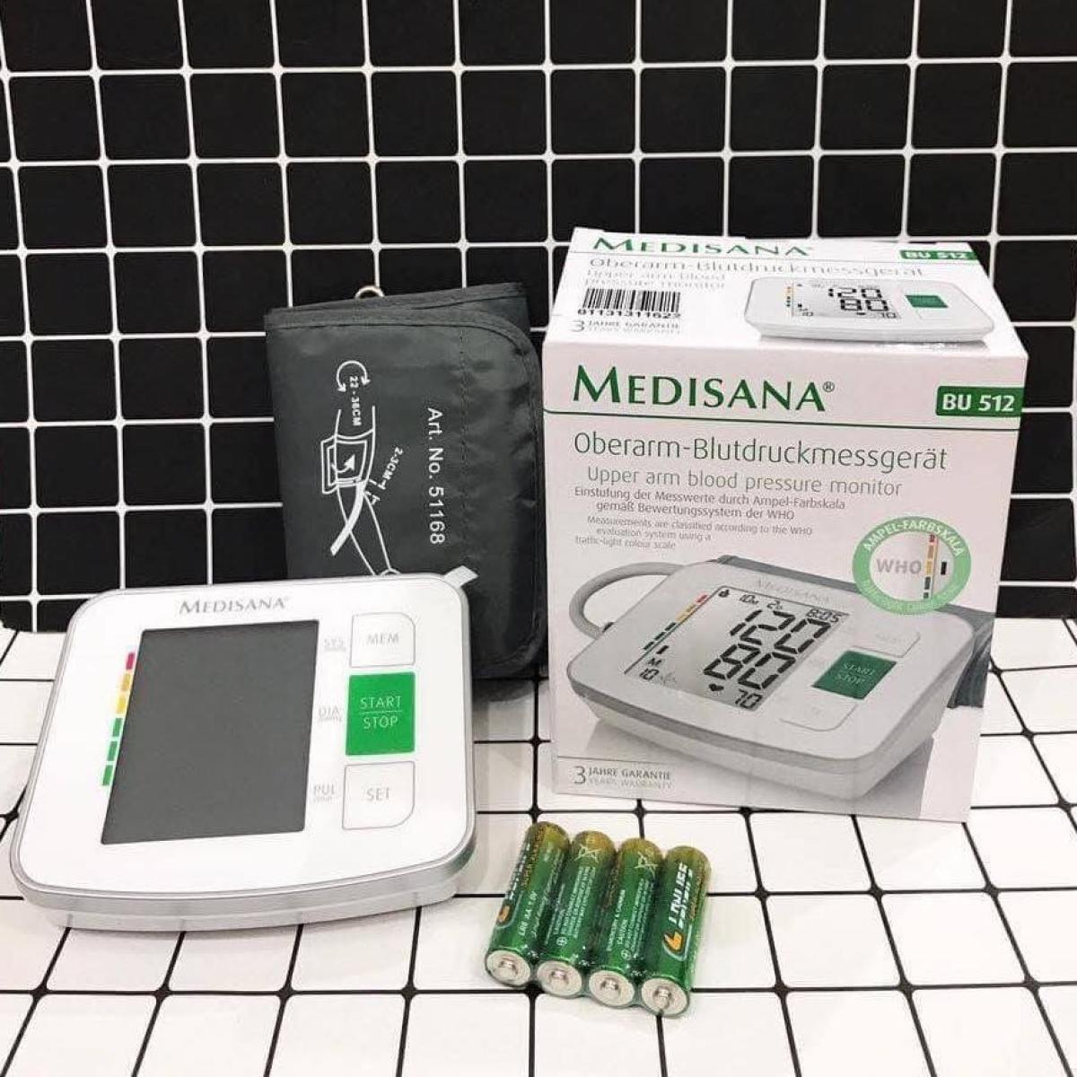Máy đo huyết áp bắp tay MEDISANA BU 512