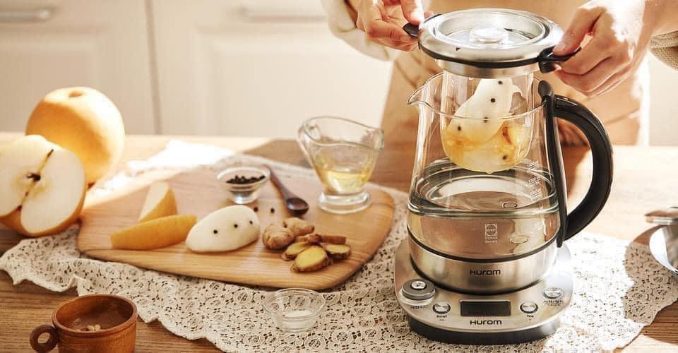 Ấm chưng yến và pha trà Hurom Tea Master TM-P02FSS