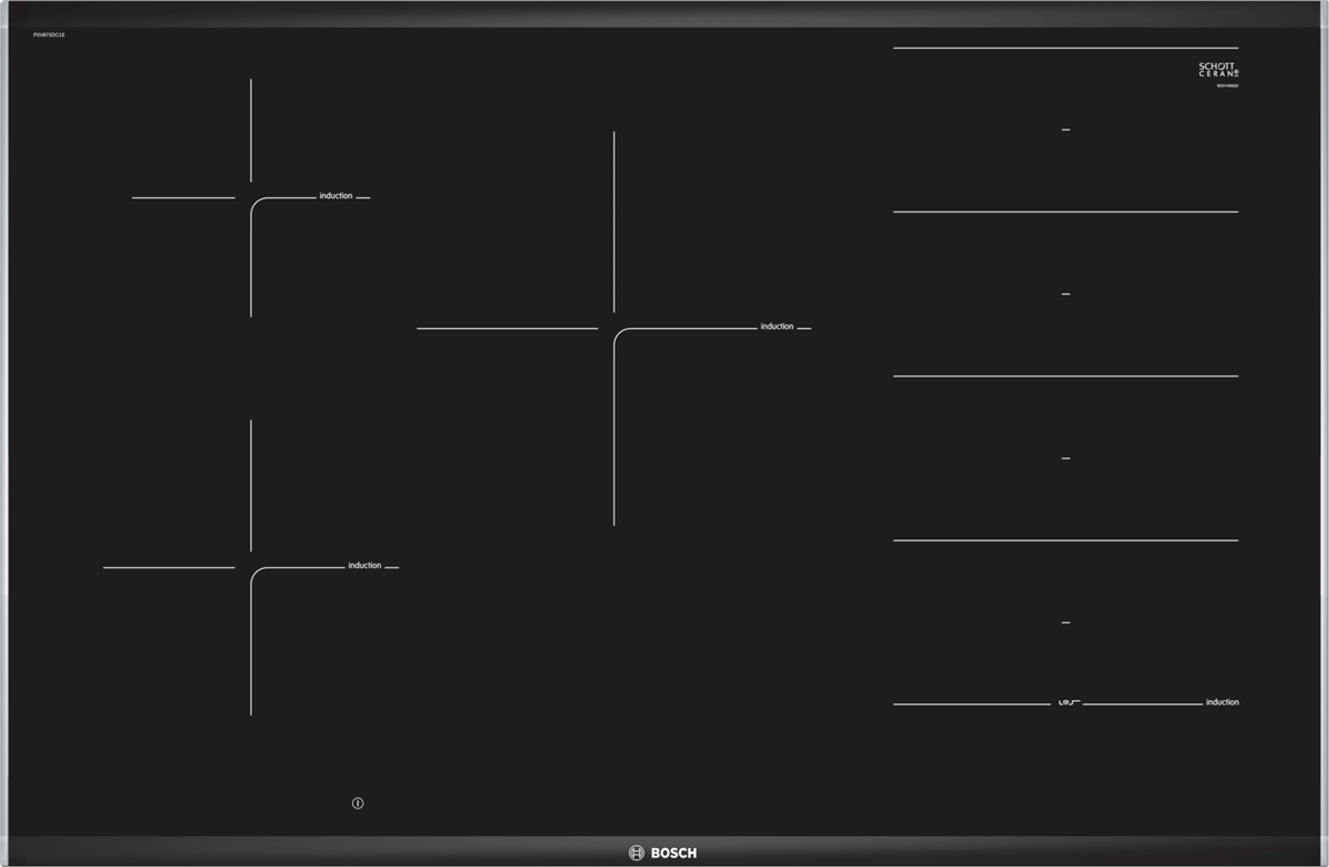 BẾP TỪ BOSCH SERIE 8 PXV875DC1E 4 VÙNG NẤU 7400W