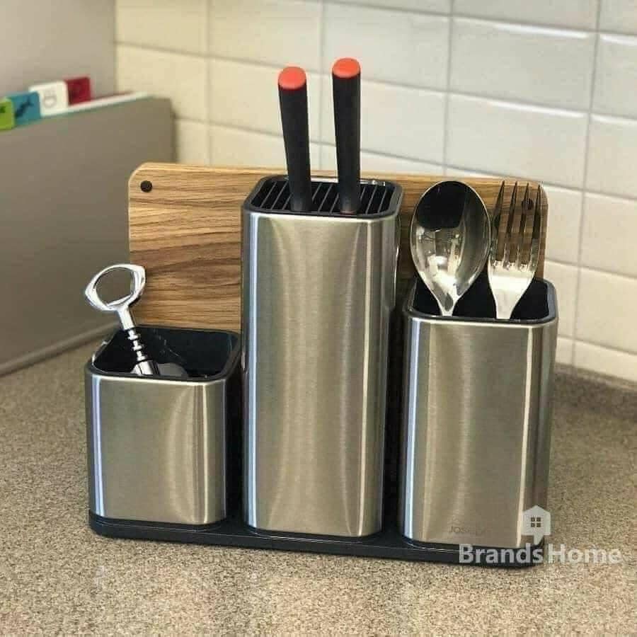 Bộ Đựng Dụng Cụ Nhà Bếp Kèm Thớt Joseph Joseph 95026 Index