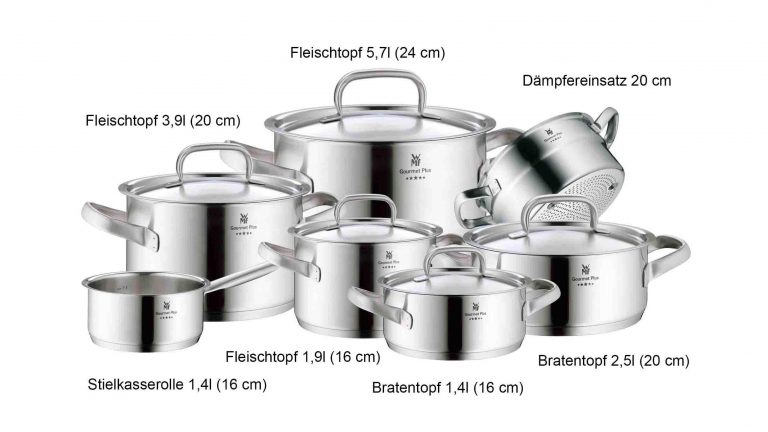 Bộ nồi WMF Gourmet Plus 7 món