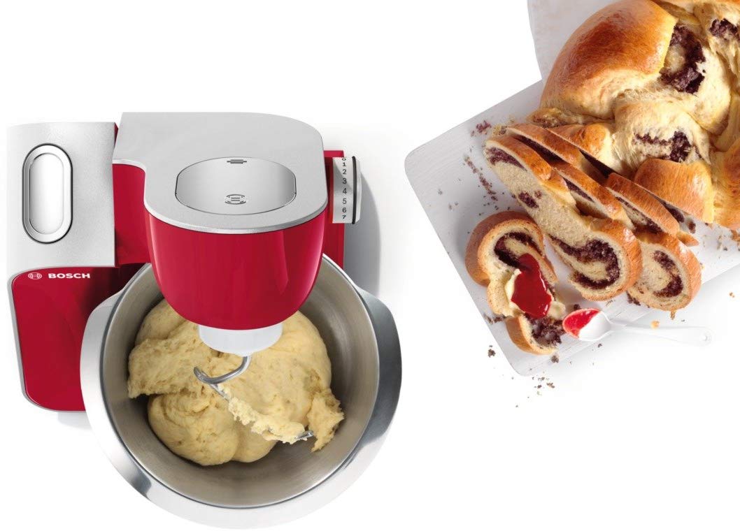 Máy Trộn Bột Đa Năng Bosch MUM58720 - Màu đỏ kim cương