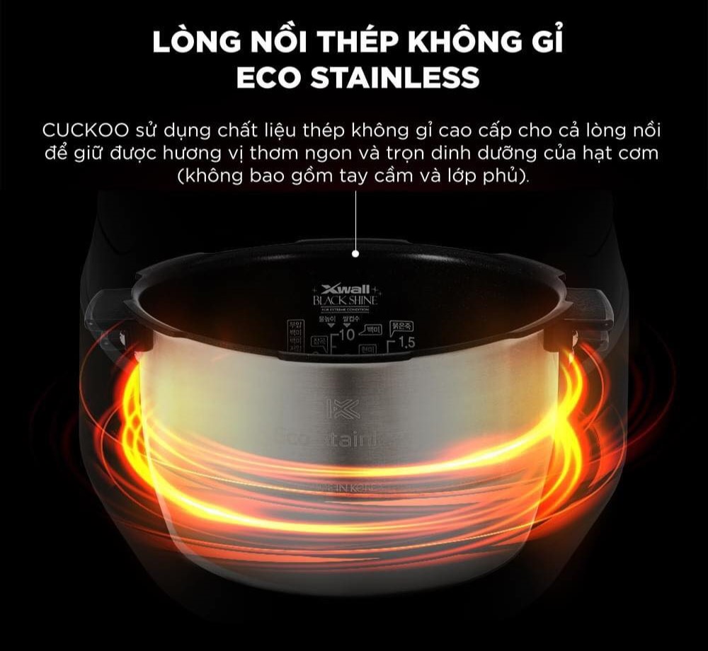 Nồi cơm điện cao tần Cuckoo CRP-CHP1010FW