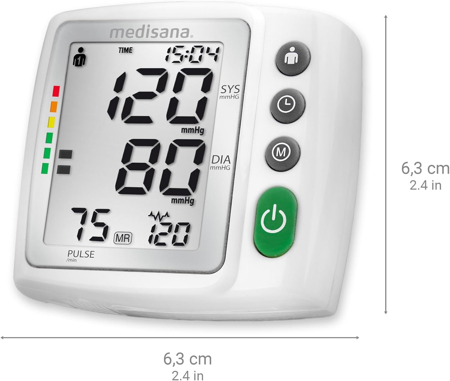 Máy đo huyết áp cổ tay Medisana BW315
