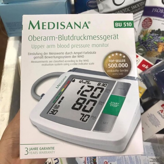 Máy Đo Huyết Áp Bắp Tay MEDISANA BU 510