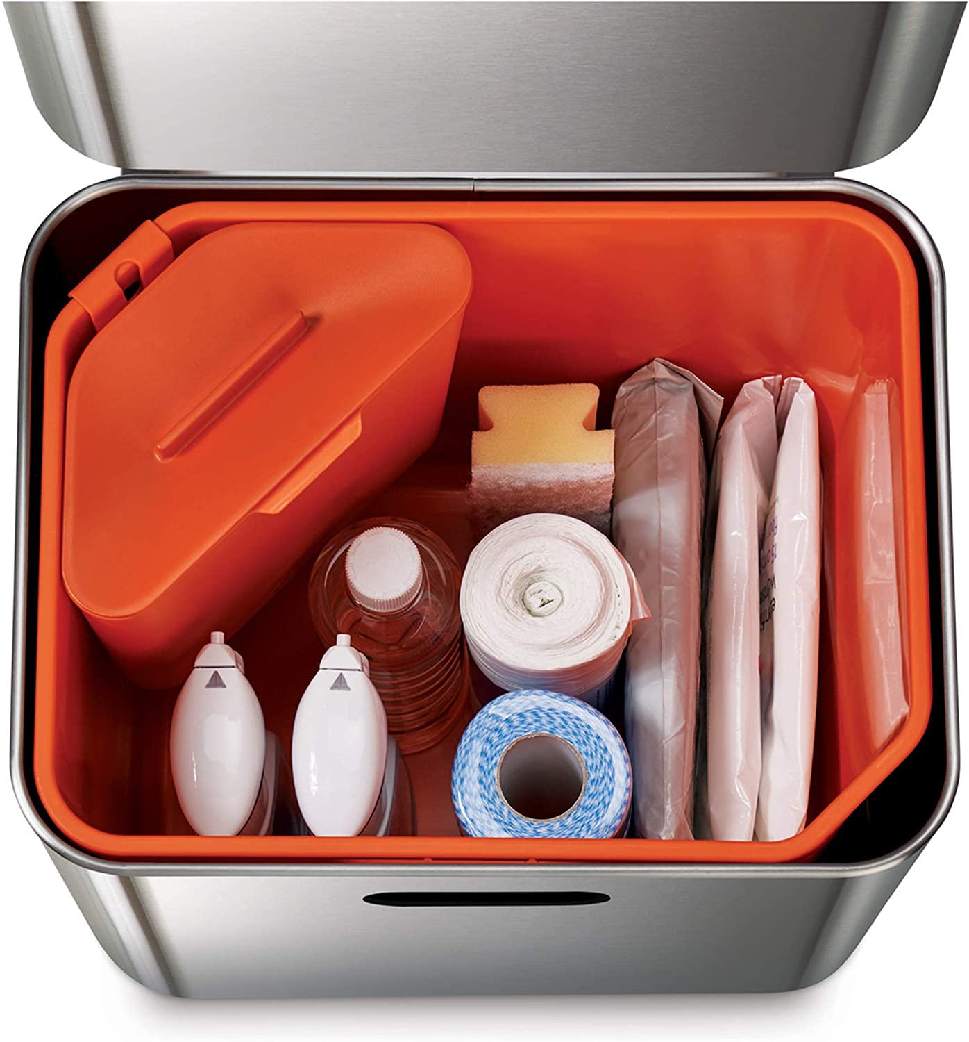 Thùng rác 2 ngăn Joseph Joseph 30060 TotemCompact 60L - Stainless Steel