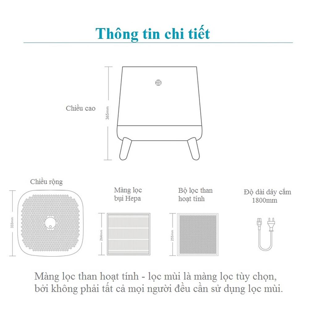 Máy lọc không khí SQAir - Smart Air