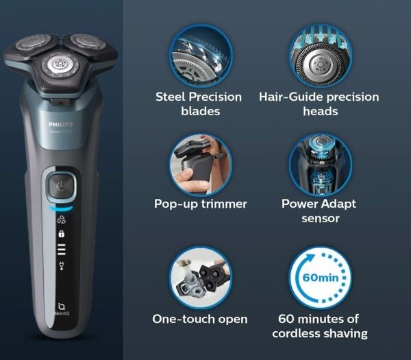 Máy Cạo Râu Philips S5586/66 Series 5000 SkinIQ