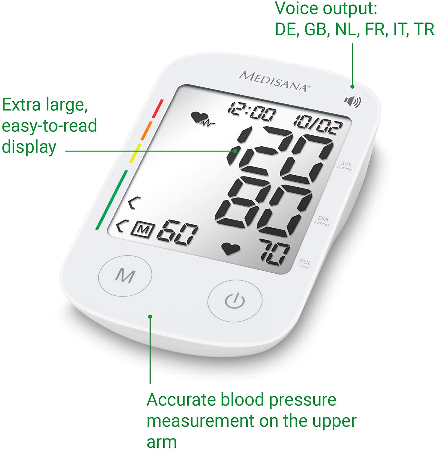 Máy đo huyết áp Medisana BU 535