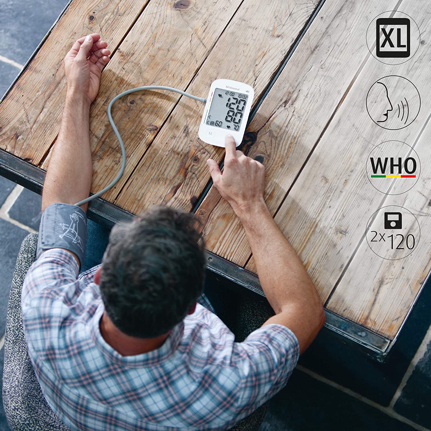 Máy đo huyết áp Medisana BU 535