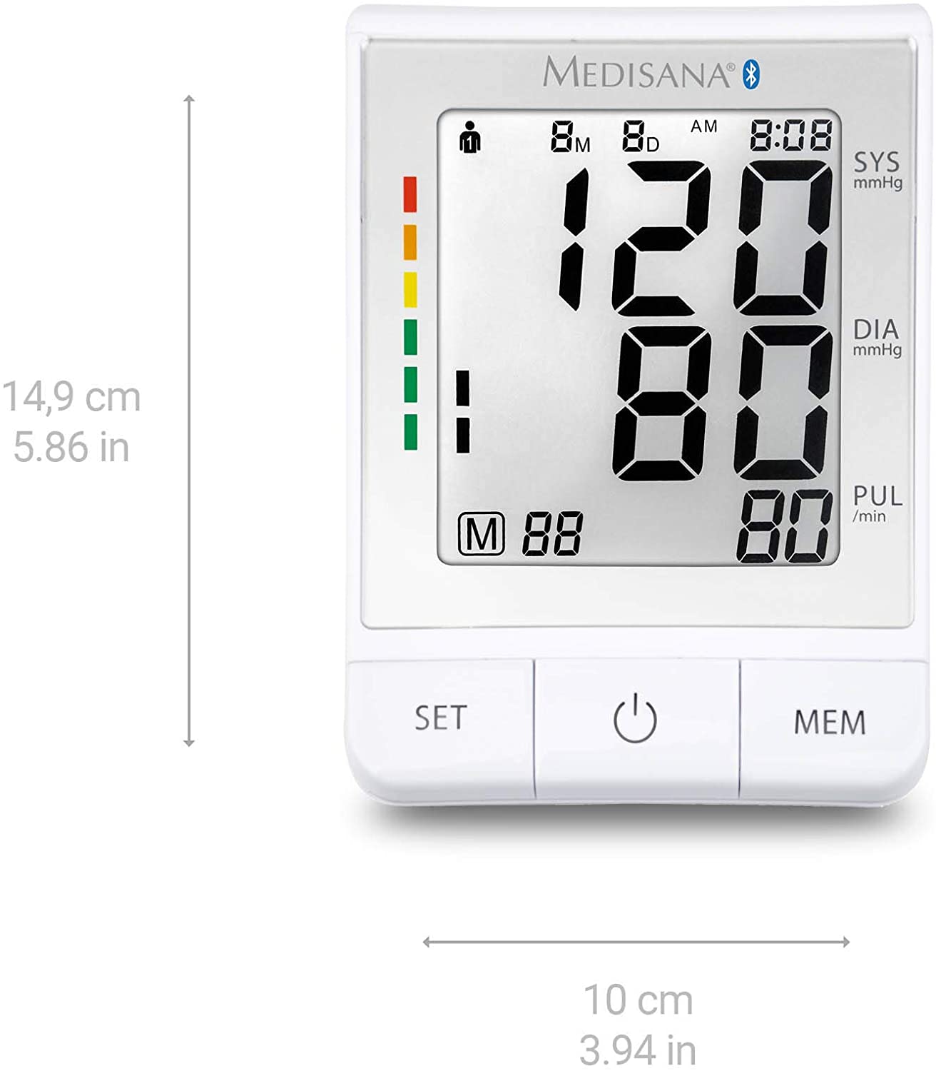 MÁY ĐO HUYẾT ÁP BẮP TAY MEDISANA BU 530