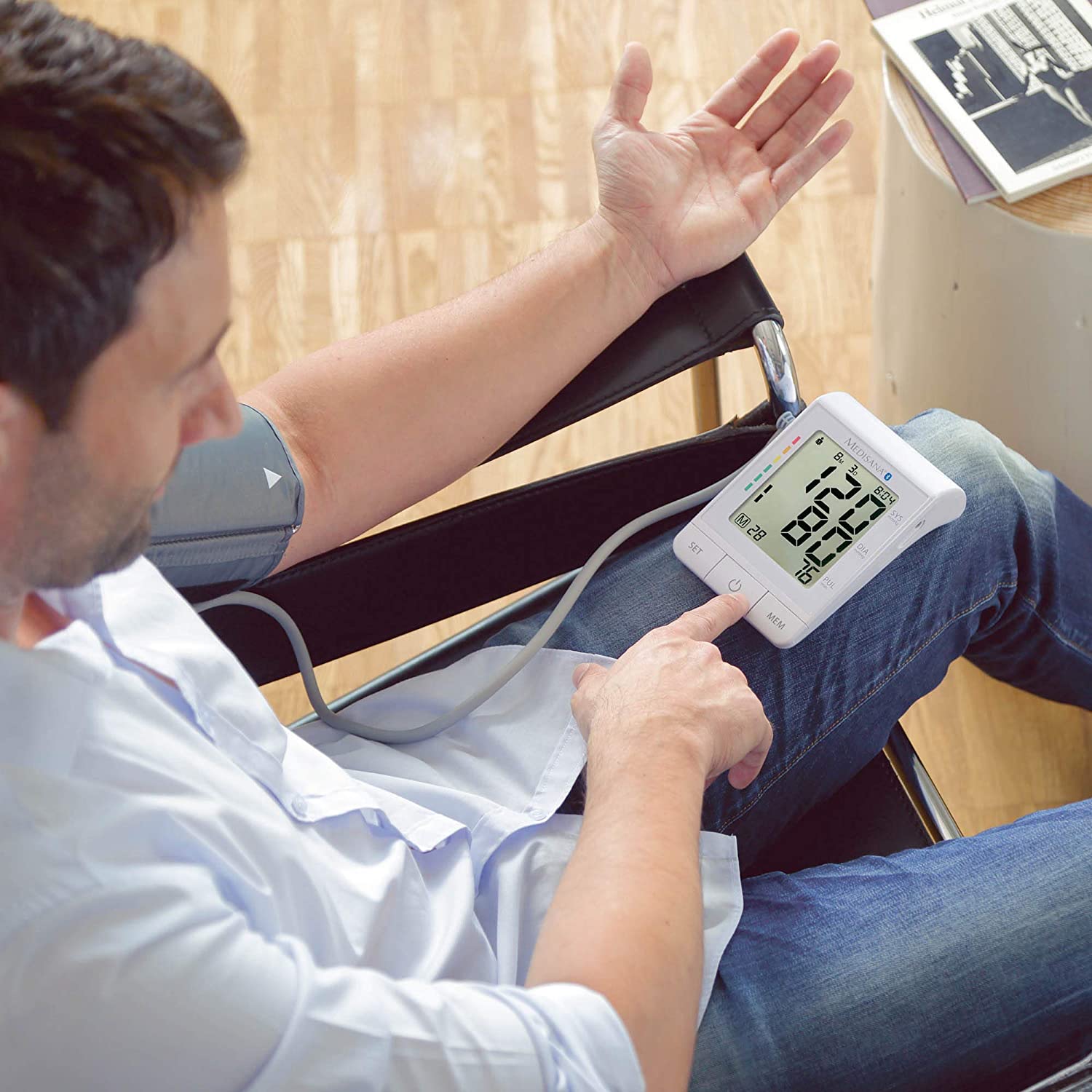 MÁY ĐO HUYẾT ÁP BẮP TAY MEDISANA BU 530