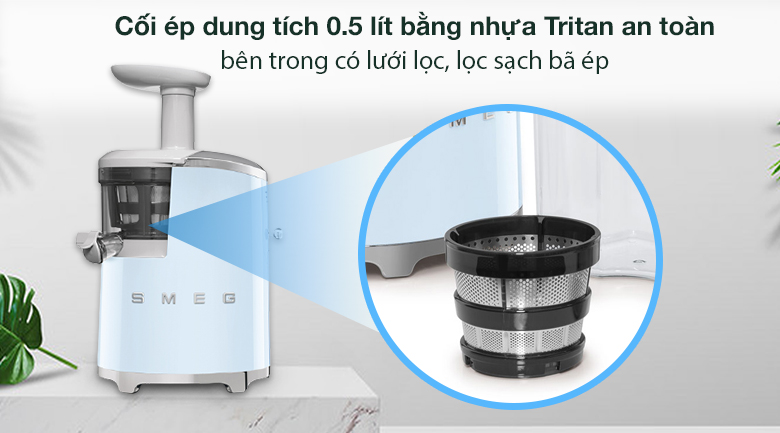 MÁY ÉP TRÁI CÂY CHẬM SMEG SJF01