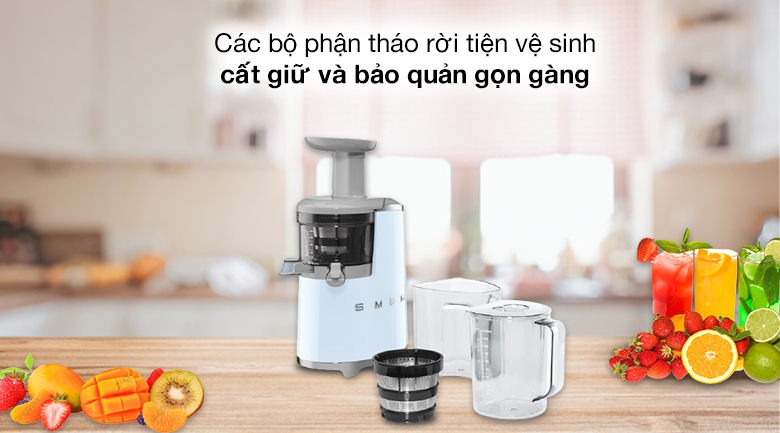 MÁY ÉP TRÁI CÂY CHẬM SMEG SJF01