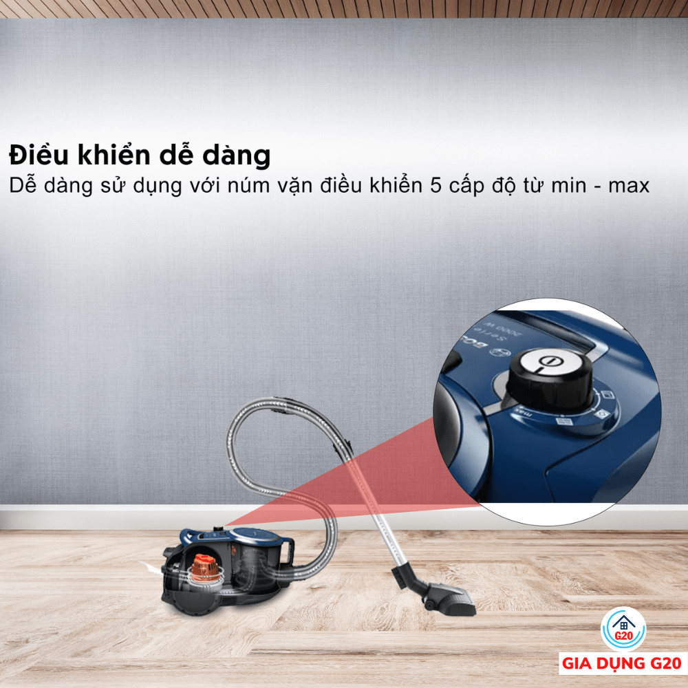 Máy hút bụi sử dụng hộp chứa Bosch Serie 6 - BGS412000