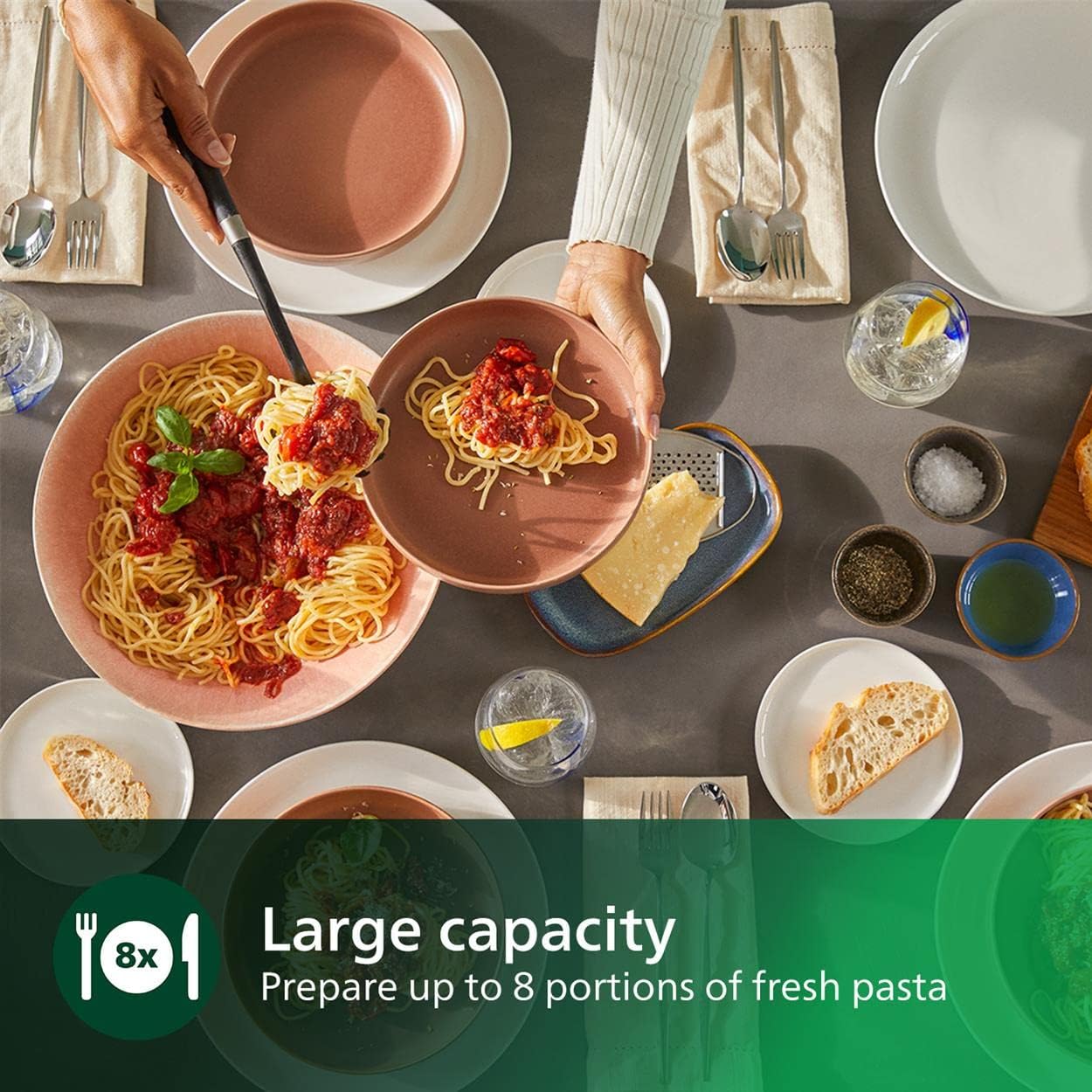 Máy làm bún mì Philips HR2665/96 Serie 7000 (Màu Đen)