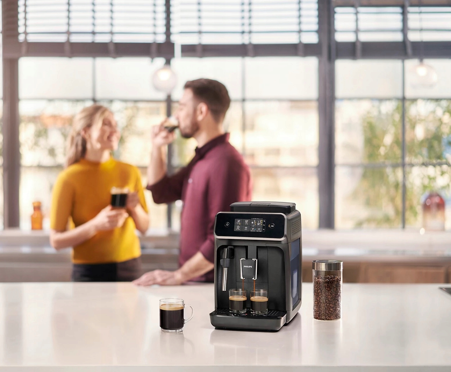 Máy pha Cà Phê Philips Series 2200 EP2225/10, Công suất 1500W