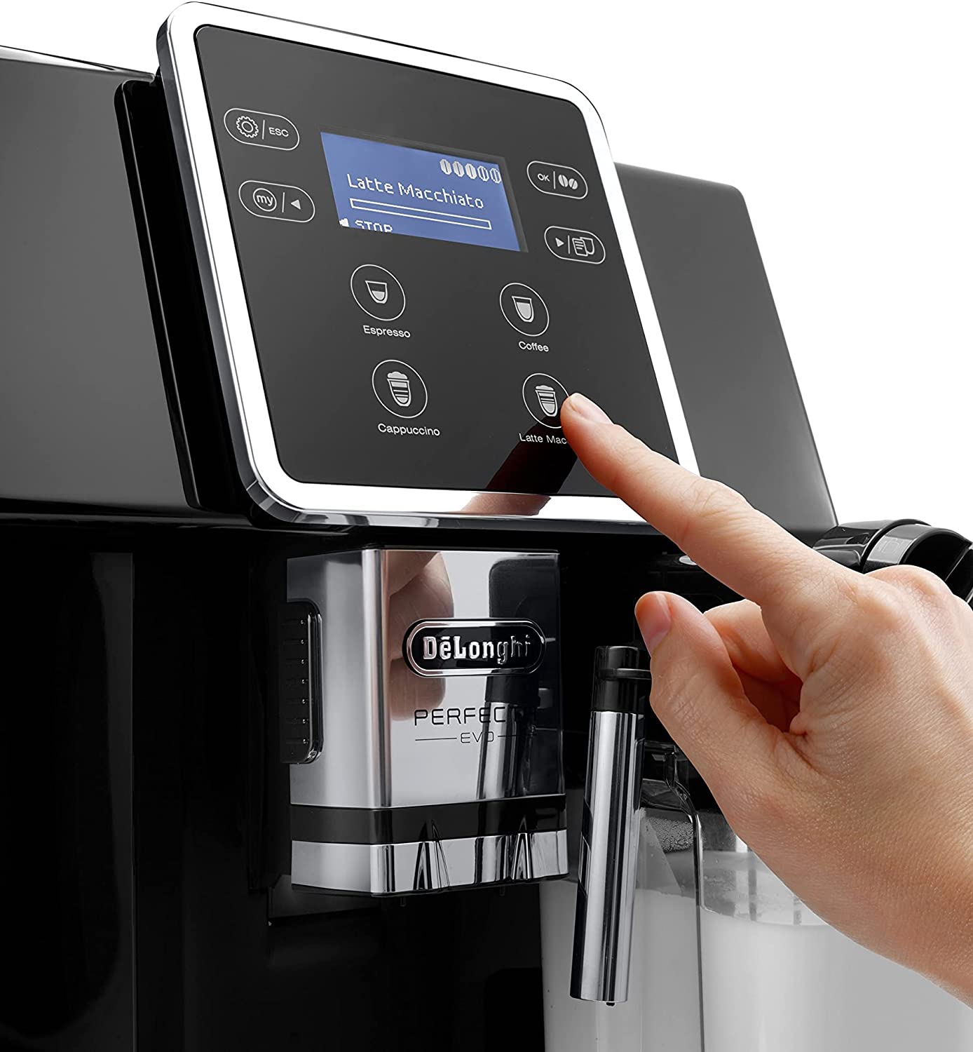 Máy pha café tự động De’longhi ESAM 420.40.B Perfecta Evo