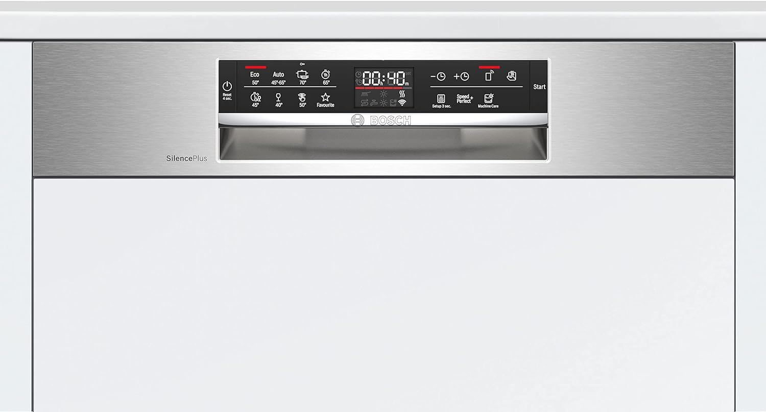 Máy rửa bát Bosch bán âm SMI6EDS57E - Serie 6, Dung tích 13 bộ
