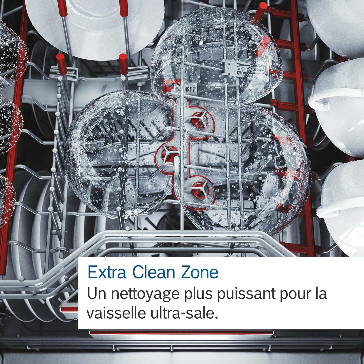 Máy rửa bát Bosch bán âm SMI6EDS57E - Serie 6, Dung tích 13 bộ
